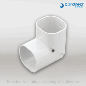 Lange bocht 90° SC-77-W Wit