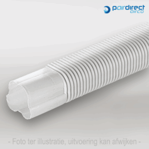 Flexibele kabelgoot SF-77-500-W Ø77 mm, lengte 500 mm Wit