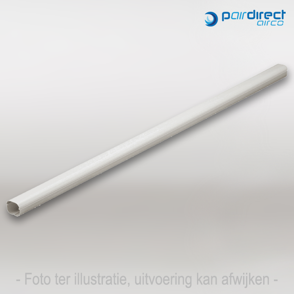 Kabelgoot SD-77-W Ø77 mm, lengte 2 mtr. Wit