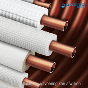 Koelleiding geïsol. ECUTHERM II 1/4-1/2 Eurokl. B-B1 rol à 20 mtr.