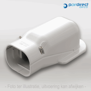 Muur afdekkap SW-77-W Wit