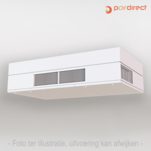 Decentrale plafond WTW unit 800m3h- voor- en naverwarmer (230V)